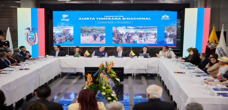 Defensorías del Pueblo de Colombia y Ecuador emiten primera Alerta Temprana Binacional